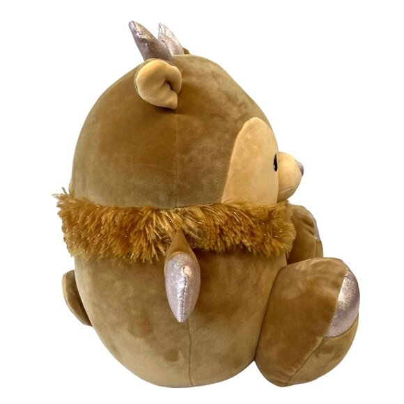 NEW Large Animal Adventure Squeeze w/Love XTRA PUFF Reindeer Glittery Plush-15" - Picture 9 of 16
